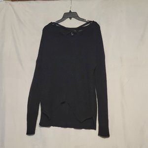 Free for All Size Sm Black  knitted sweater long sleeve